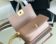 Chanel leboy 20× 12×7cm 松石绿砂金扣-6650