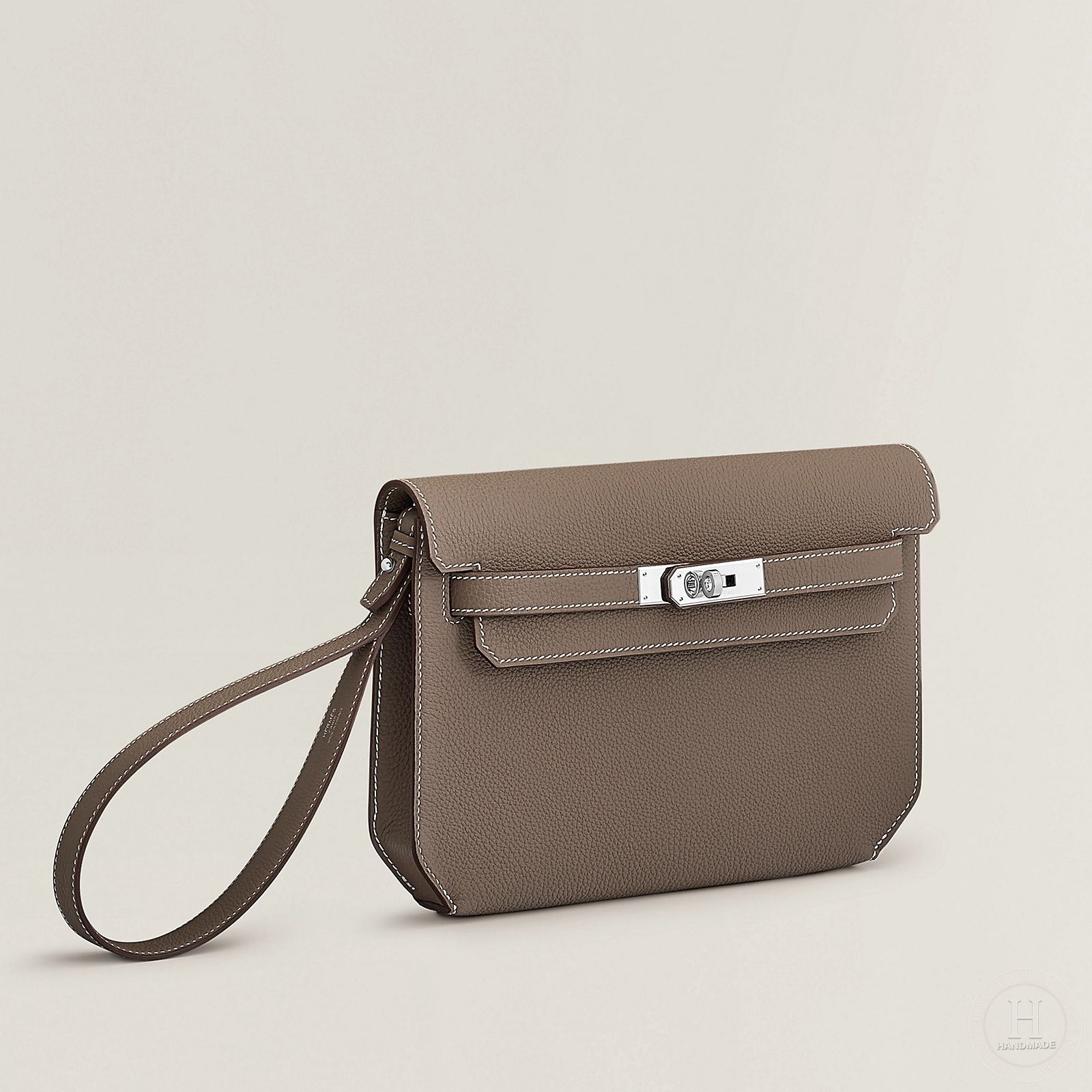 Hermes Kelly depeches 25手包 CK18 Etoupe 大象灰 Togo