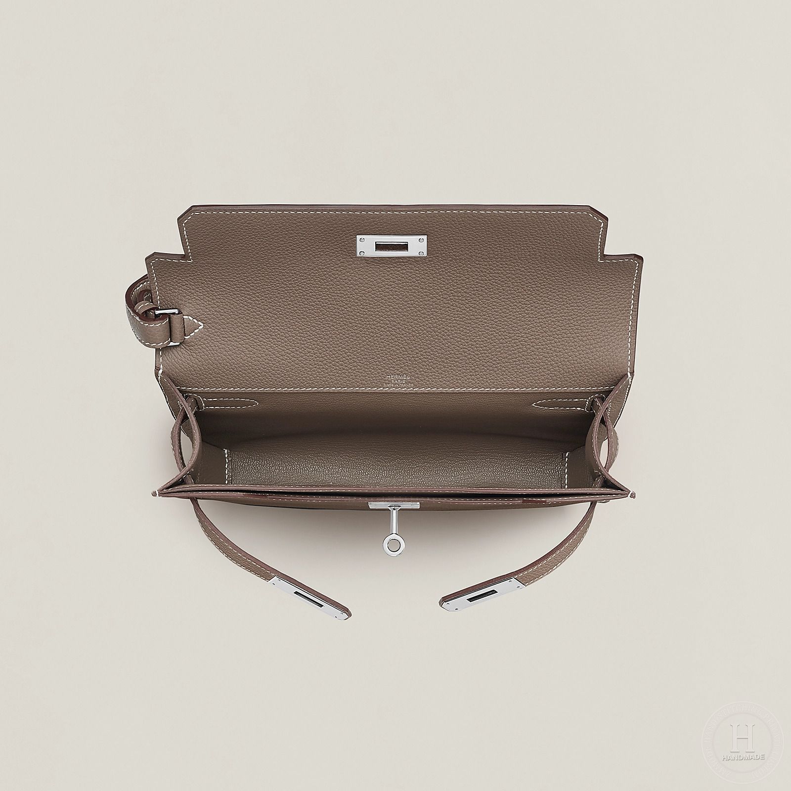 Hermes Kelly depeches 25手包 CK18 Etoupe 大象灰 Togo