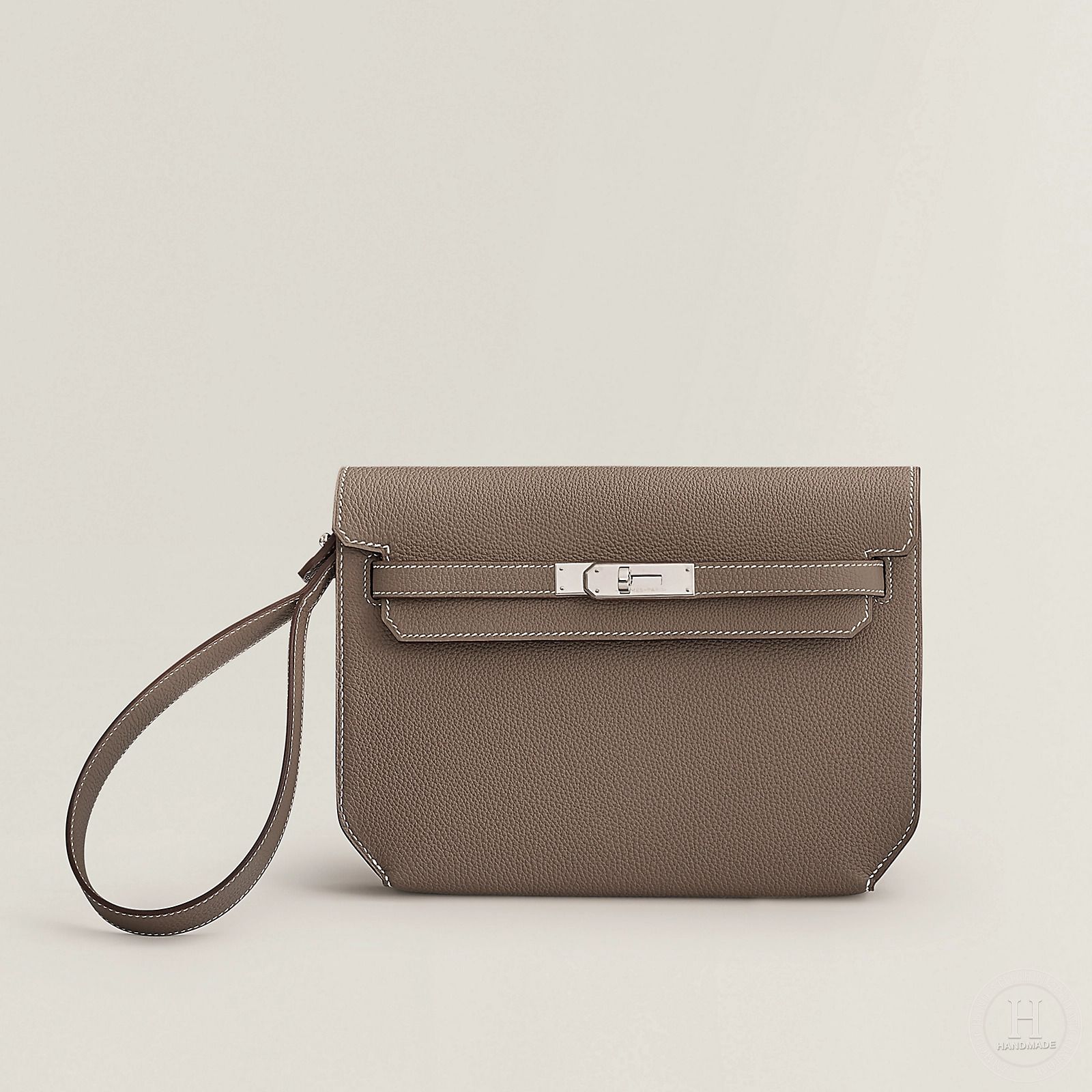 Hermes Kelly depeches 25 CK18 Etoupe Togo