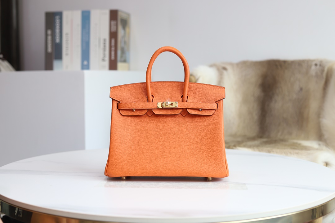 BIRKIN 25 93 ORANGE TOGO GHW