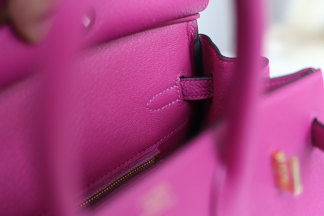 Hermes Birkin 25cm Togo  L3 Rose Poupre GHW