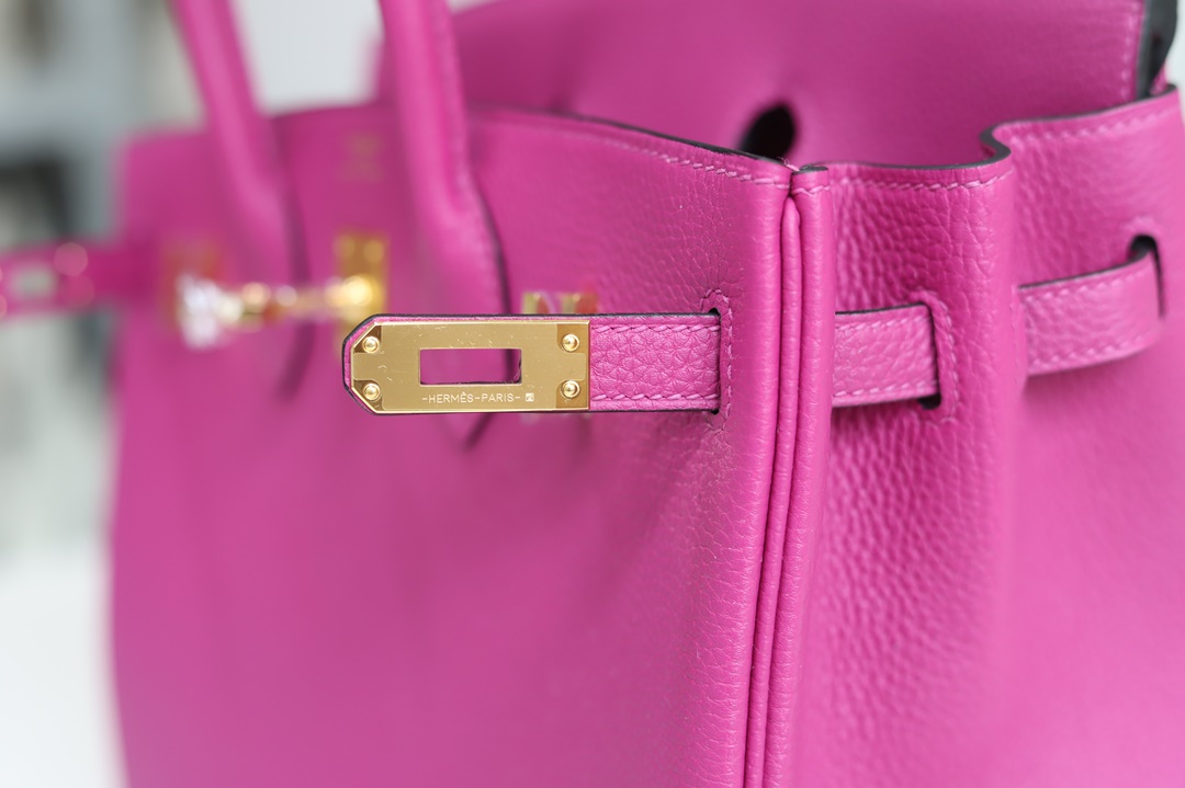 Hermes Birkin 25cm Togo  L3 Rose Poupre GHW