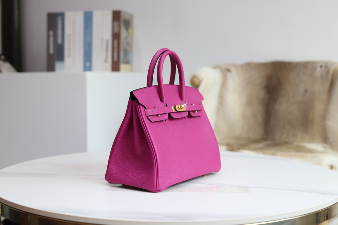 Hermes Birkin 25cm Togo  L3 Rose Poupre GHW