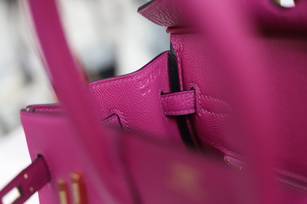 Hermes Birkin 25cm Togo  L3 Rose Poupre GHW