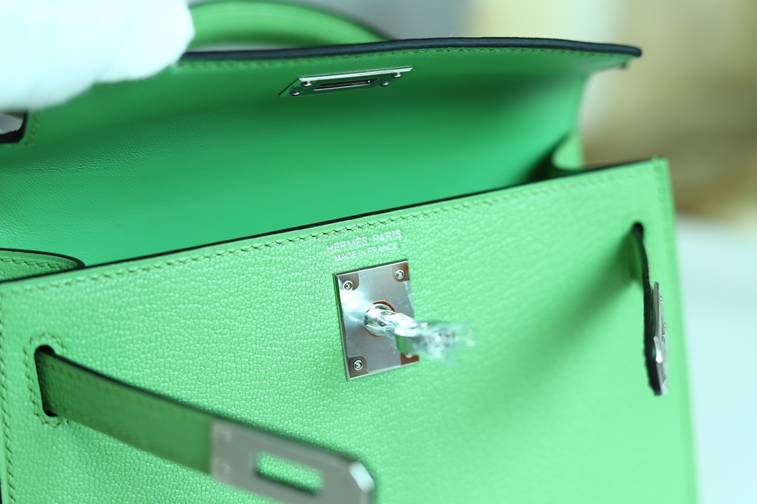 [ STOCK ] MINI KELLY II 3I VERT CRIQUET GHW