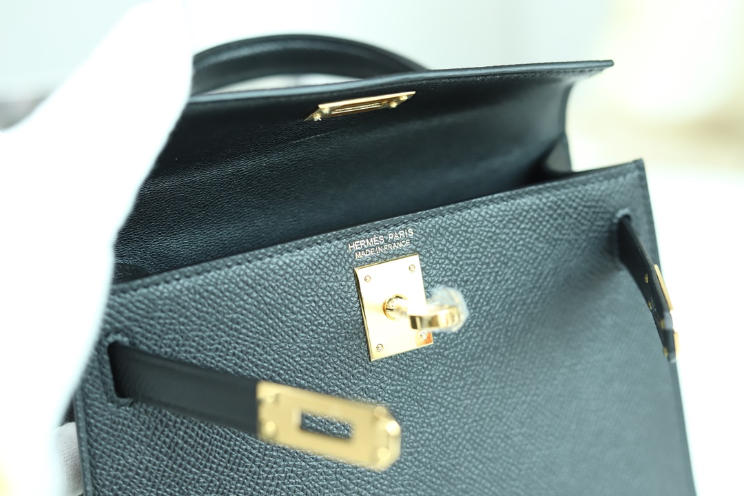 [ STOCK ] MINI KELLY II 89 NOIR GHW