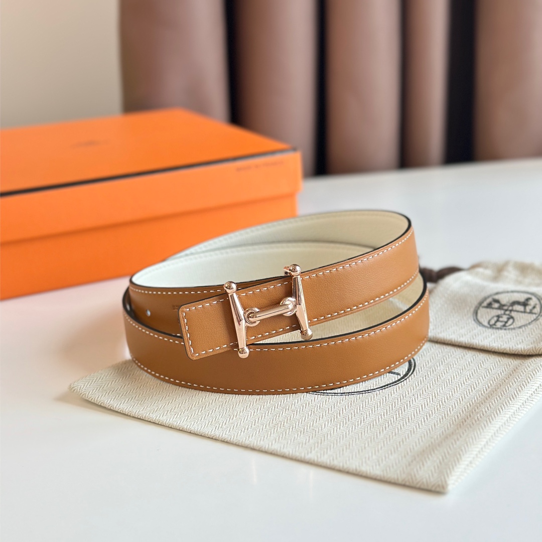 MORS H BELT BUCKLE & REVERSIBLE LEATHER STRAP 24MM MORS H BELT BUCKLE & REVERSIBLE LEATHER STRAP 24MM