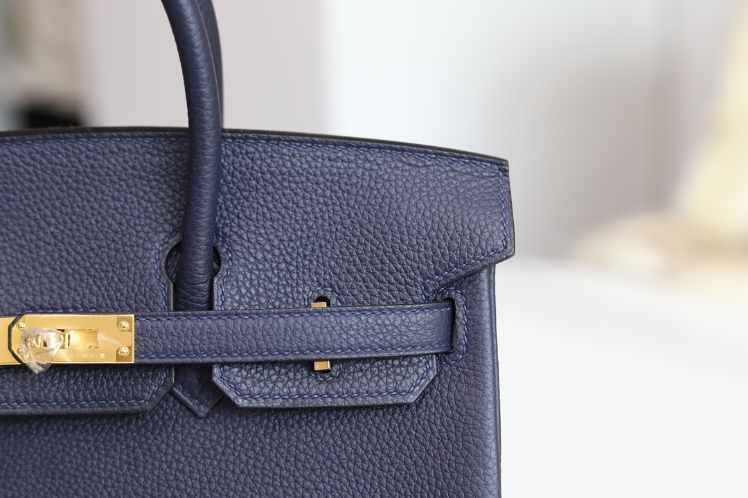BIRKIN 25CM 2Z BLUE NUIT TOGO