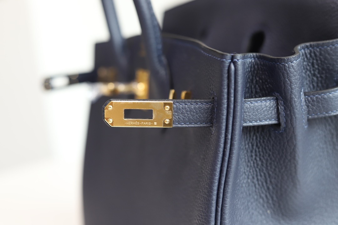 BIRKIN 25CM 2Z BLUE NUIT TOGO