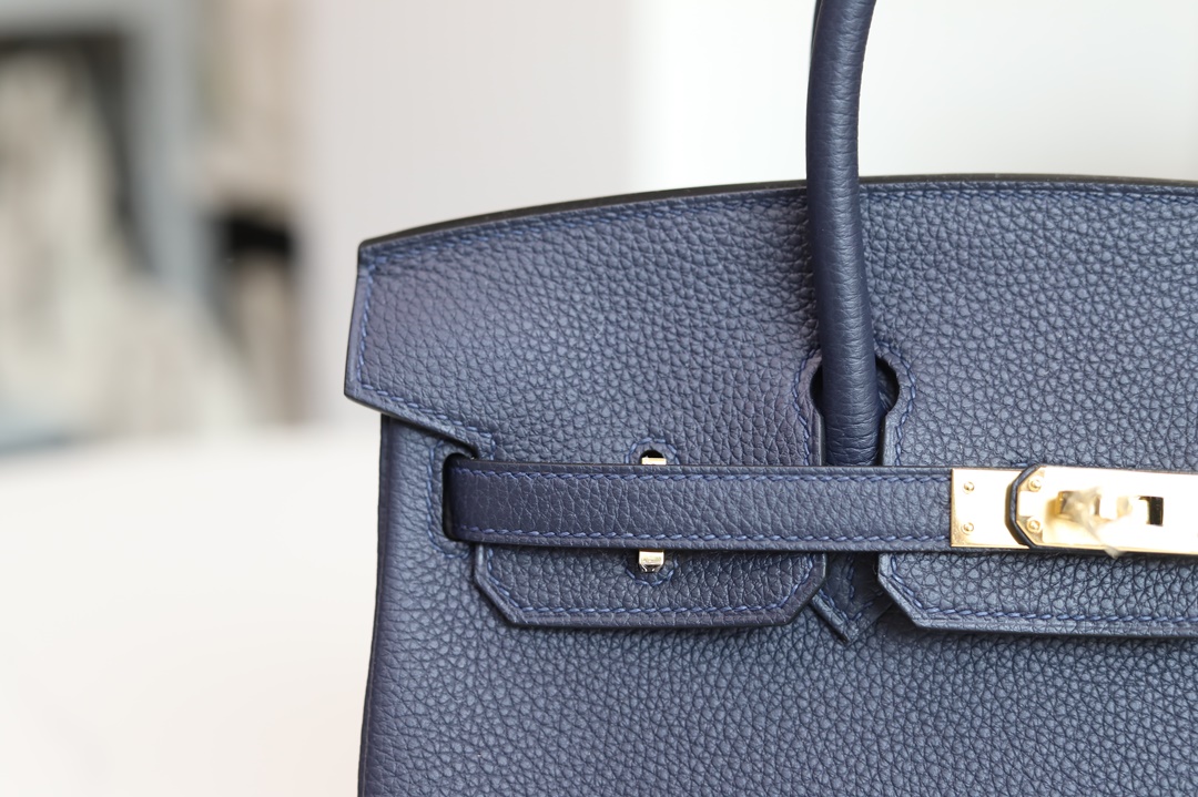 BIRKIN 25CM 2Z BLUE NUIT TOGO