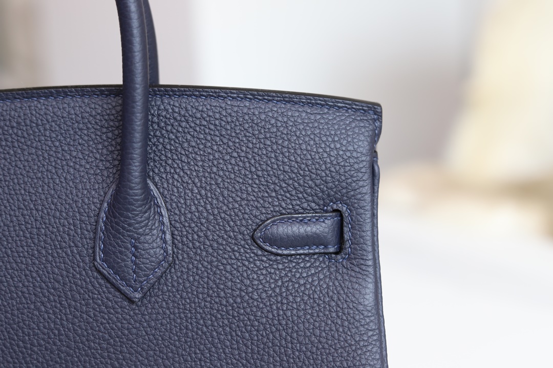 BIRKIN 25CM 2Z BLUE NUIT TOGO