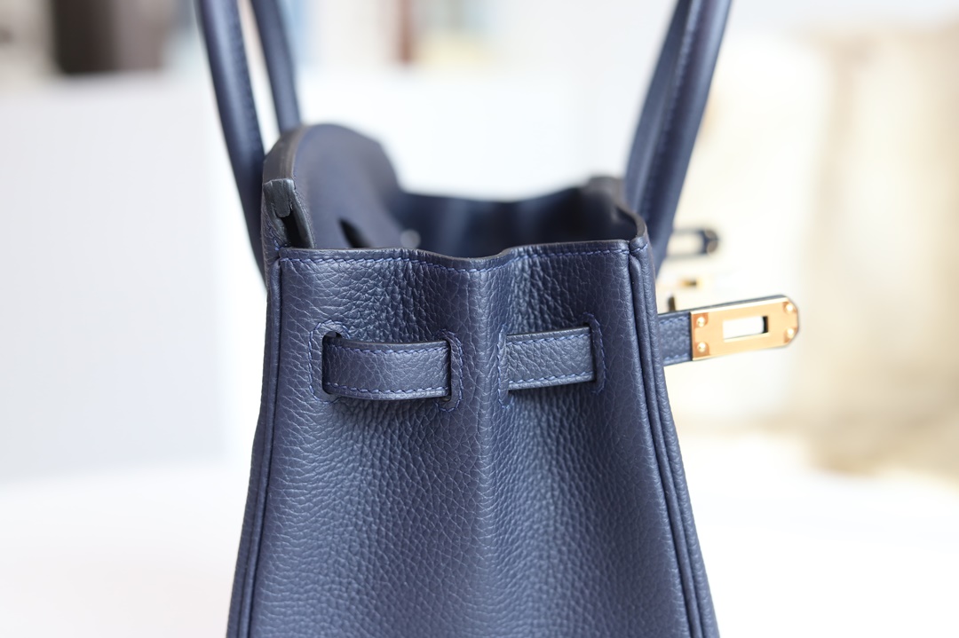 BIRKIN 25CM 2Z BLUE NUIT TOGO
