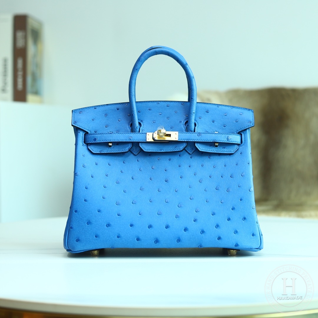 Replica Hermes Birkin 25 Retourne Handmade Bag In Gris Tourterelle