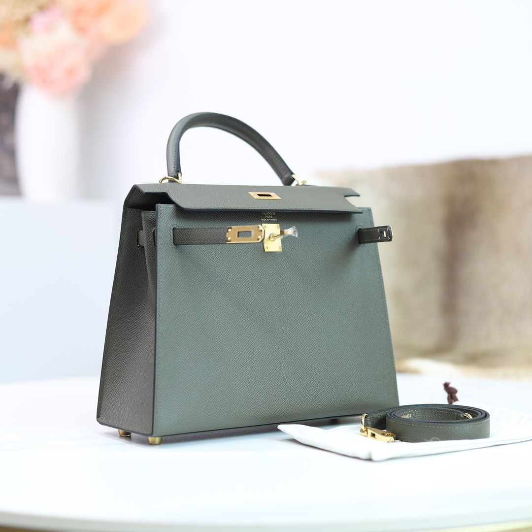 C6 VERT DE GRIS KELLY EPSOM GHW