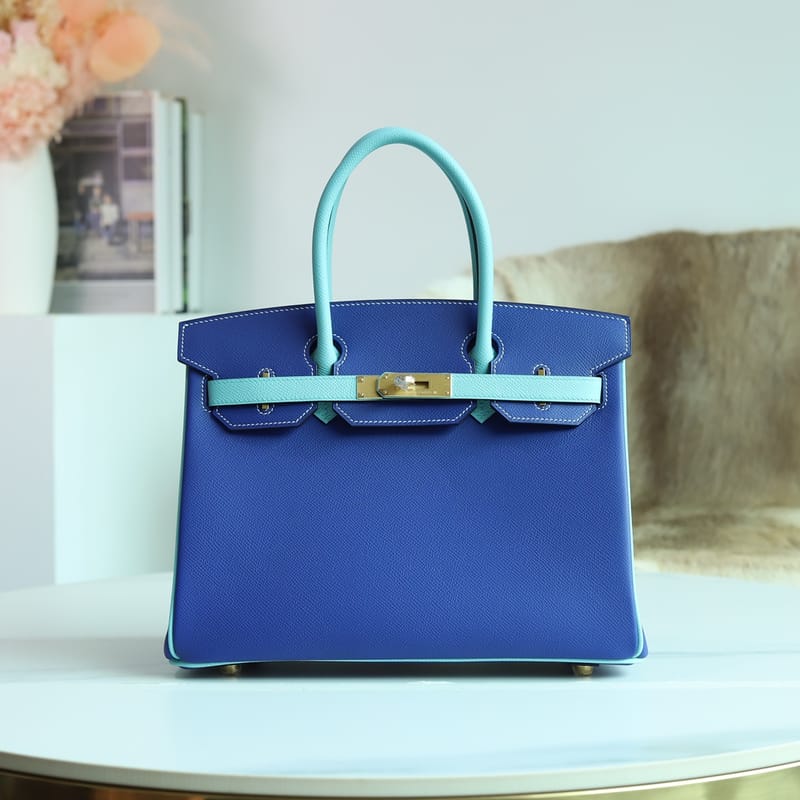 BIRKIN 35 EPSOM 7T BLEU ÉLECTRIQUE/3P BLUE ATOLL GHW