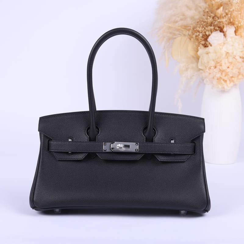 Birkin Shoulder 29cm Evercolor 89 Noir Phw