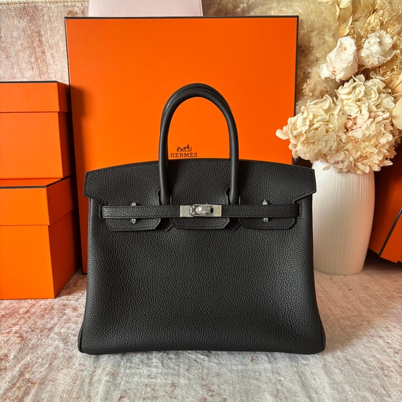 Birkin 25cm Togo 89 Noir Phw