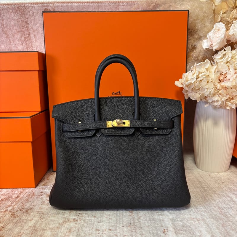 Birkin 25cm Togo 89 Noir Ghw