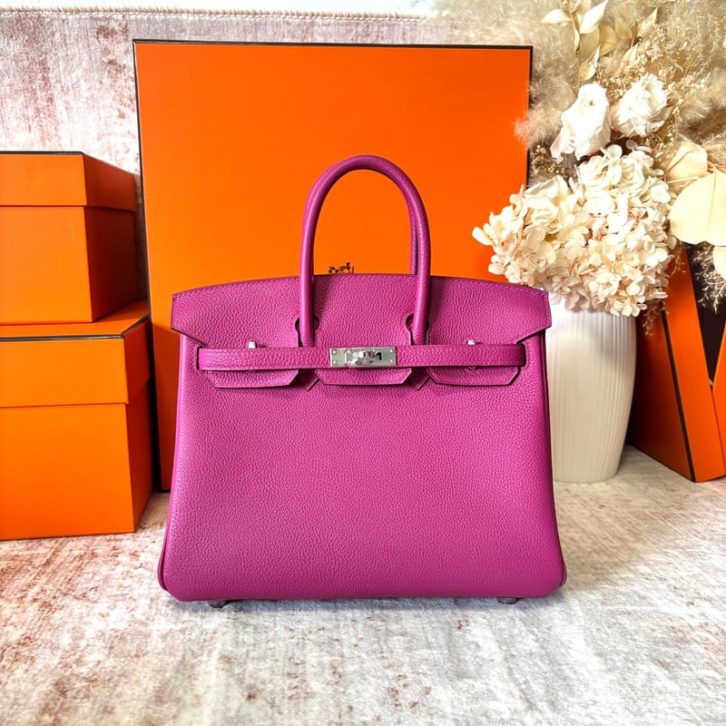 Birkin 25cm Togo L3 Rose Purple Phw