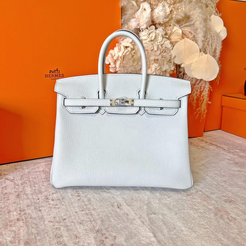 Birkin 25cm Togo N4 Gris Platine Phw