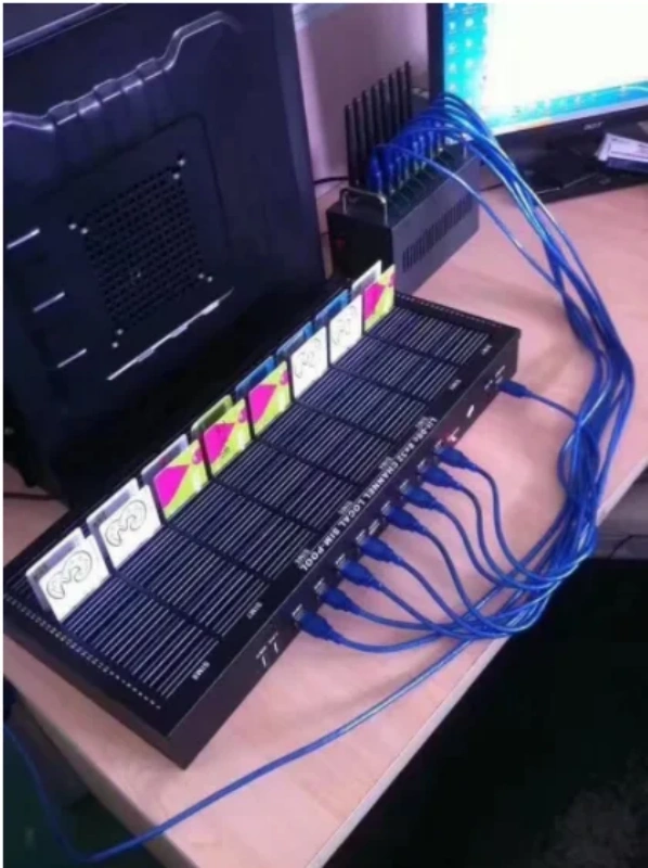 XJX Big sim cards 128 sim pool for modem pool sms sending