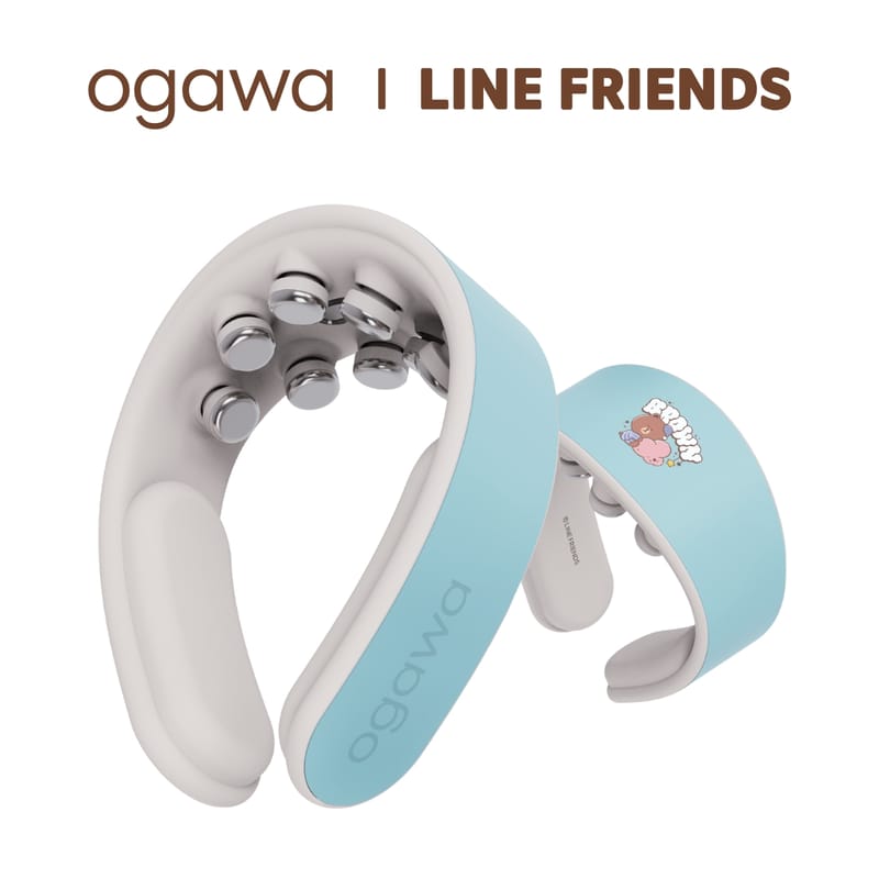 【OGAWA x Line Friends 系列】EMS頸部按摩儀