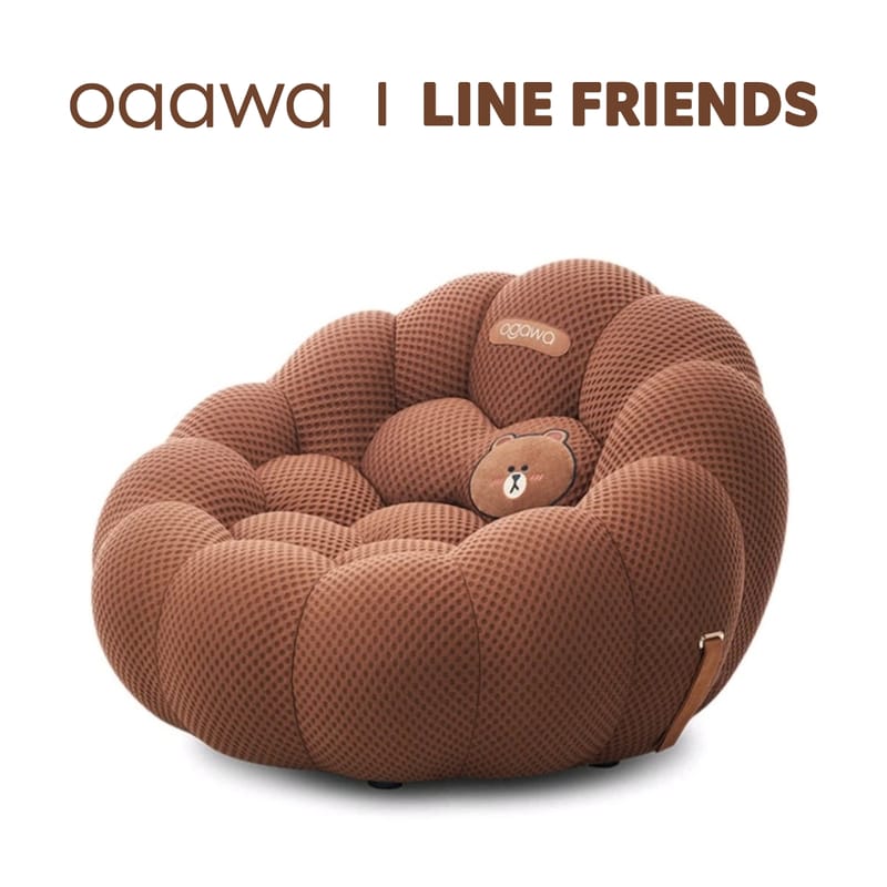 【OGAWA x Line Friends 系列】泡泡按摩梳化