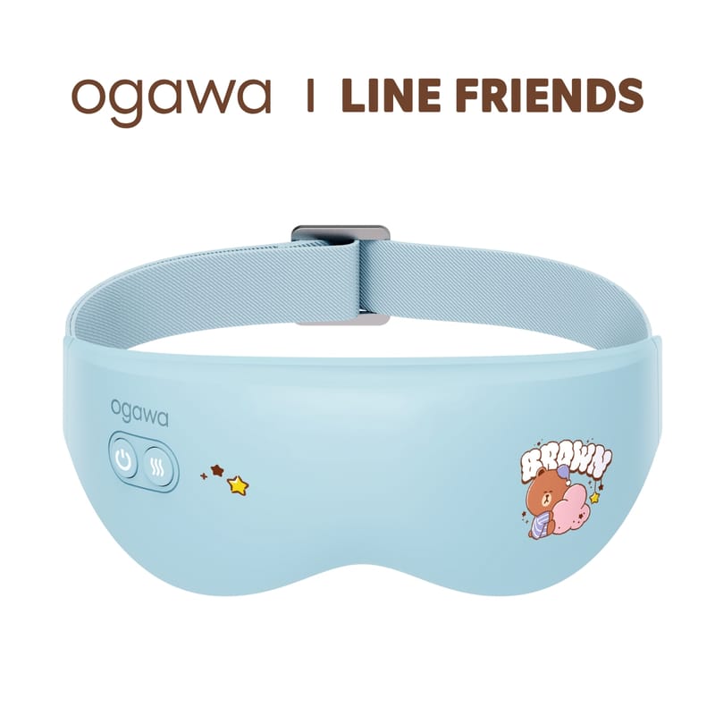 【OGAWA x Line Friends 系列】熱敷噴霧按摩眼罩