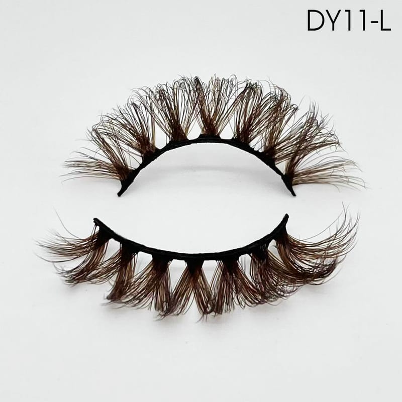 DL (15mm Brown Faux Mink Lashes)