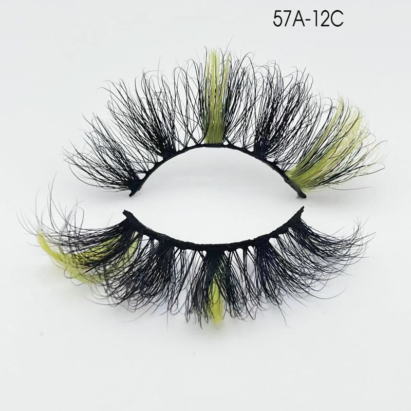 AC (25mm Colored Mink Lashes)