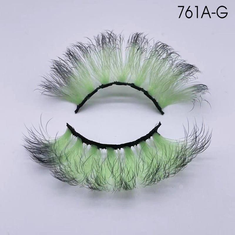 761A (Gradient Colored Faux Mink Lashes)