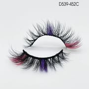 DC (15mm Colored Faux Mink Lashes) 