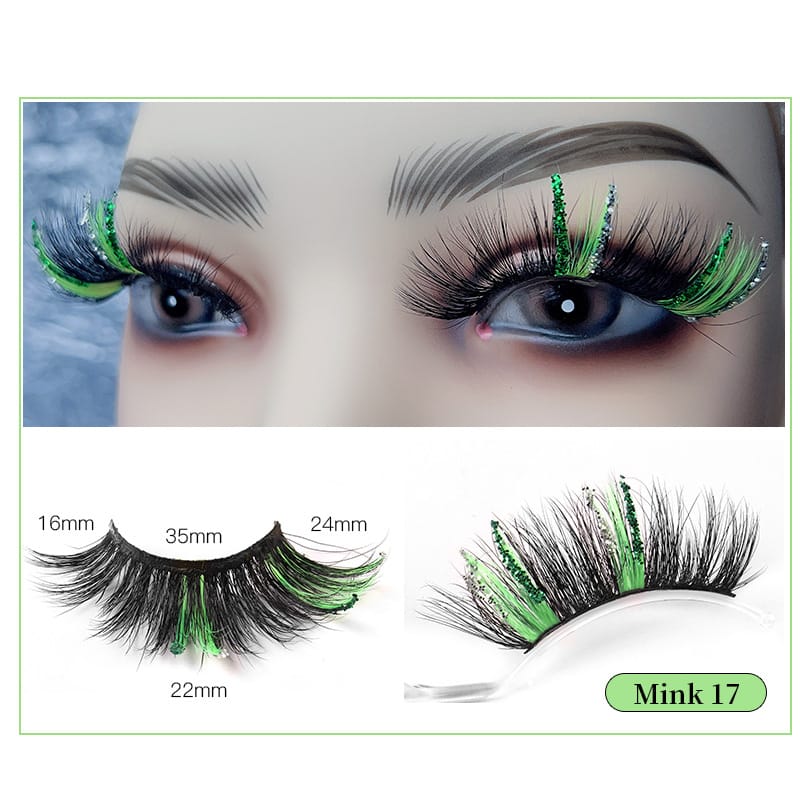 MGQY (25mm Colored Mink Lashes)