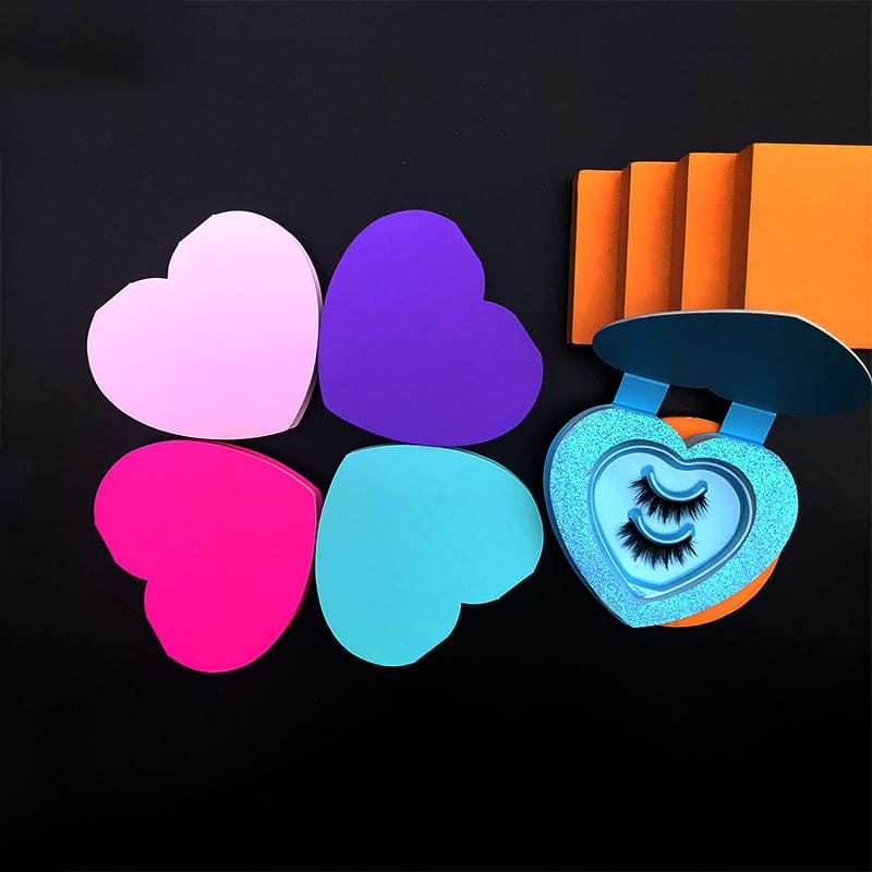 Pop Color Heart Magnetic Lash Boxes