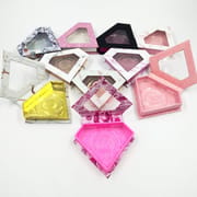 Display Window Diamond Shaped Magnetic Lash Boxes