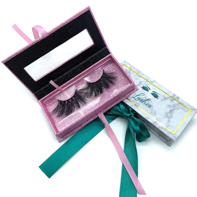 Custom Rectangle Magnetic Boxes with Ribbon