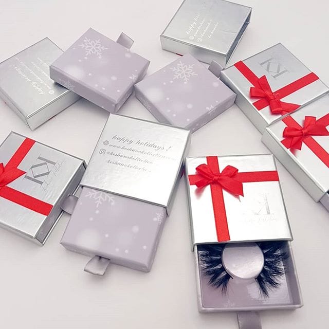 Custom Square Magnetic Boxes with Bow