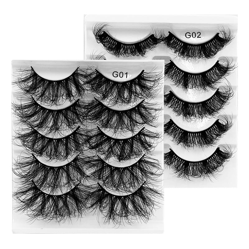 G-Fluffy Faux Mink Lashes (5 Pairs)