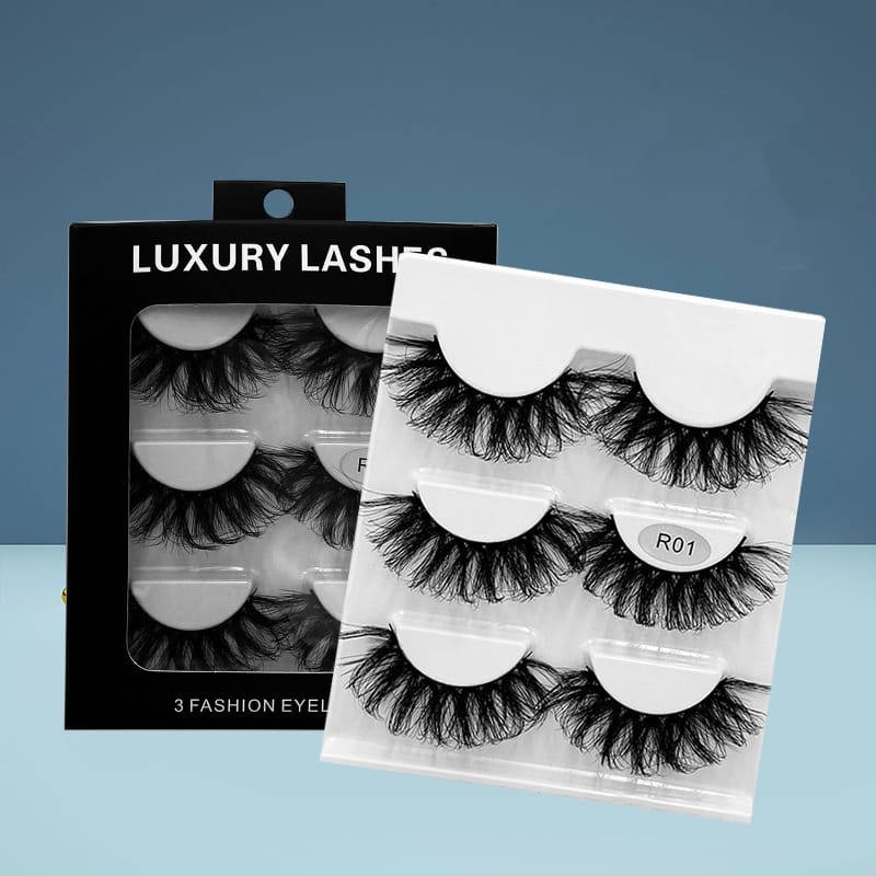 R-Fluffy Faux Mink Lashes (3 Pairs)