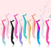 11 Color 3-Shape Stainless Steel Eyelash Applicator Tweezers