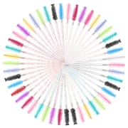 10 Color Clear Crystal Mini Eyelash Mascara Brush