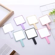 7 Color 3 Size Square Mini Handheld Makeup Mirror