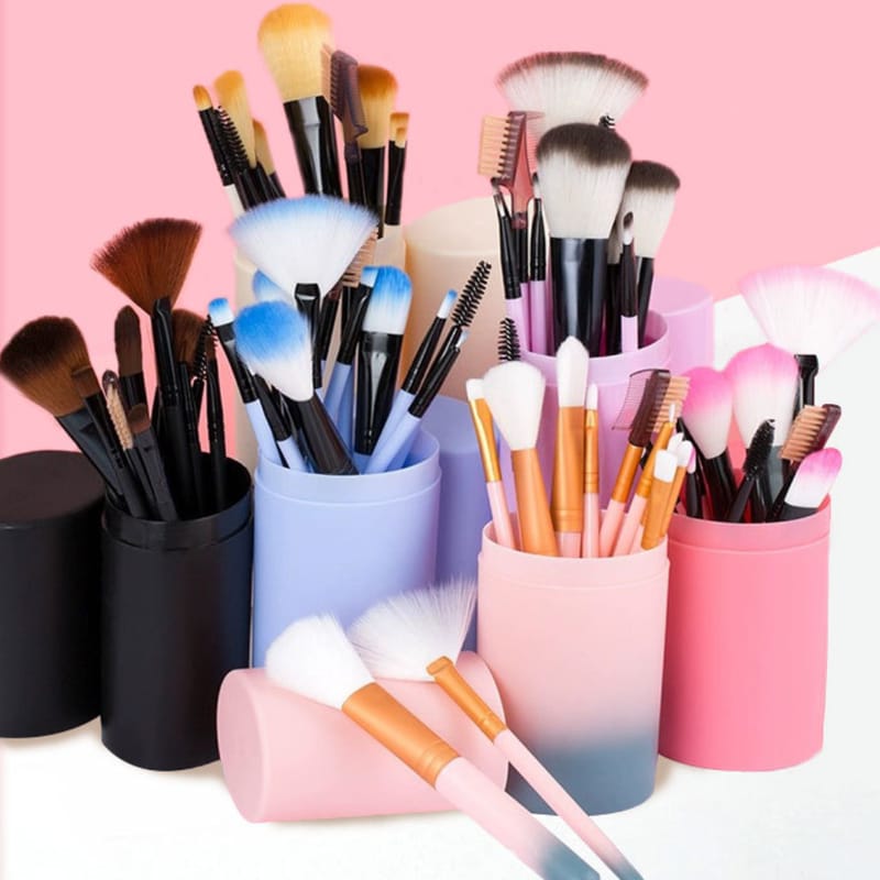 12 Pcs Makeup Brushes Set (RI62)
