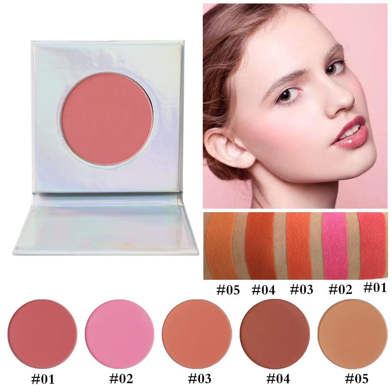5 Color Pressed Powder Blush - Vegan Holographic