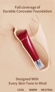 10 Color Red Liquid Foundation - Lightweight & Smooth