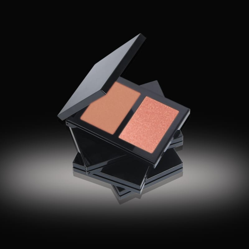 2 in 1 Contour Palette Facial Makeup with Mirror