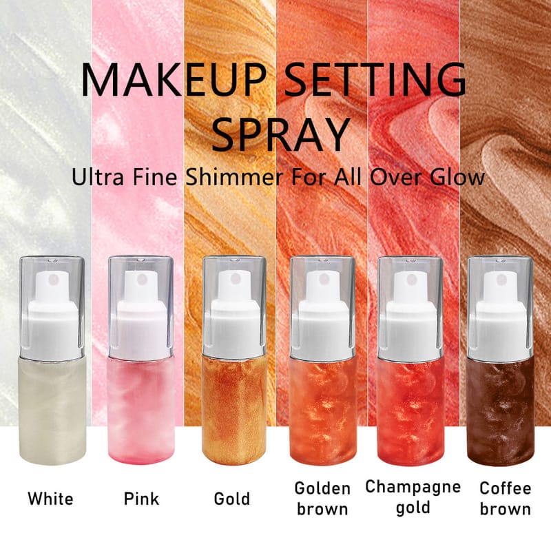 Glow Shimmer Bronzer Glitter Setting Spray