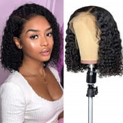 Natural Hairline Bob Wig - Deep Wave & Baby Hair