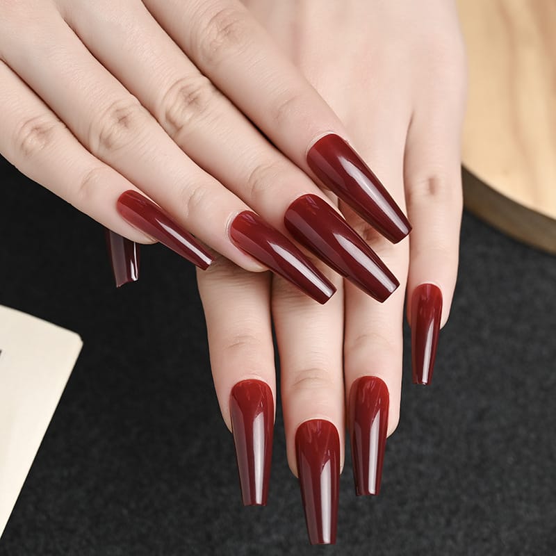 37 Color Glossy Press On Nails